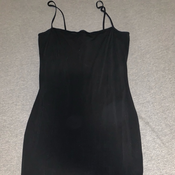 Express Simple Little Black Spaghetti Strap Dress - Picture 1 of 1